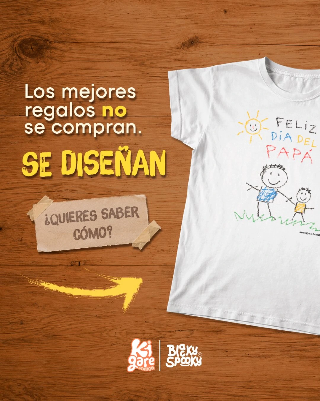 Diseño de campaña para KiGARE Station: regalos personalizados, pieza 1